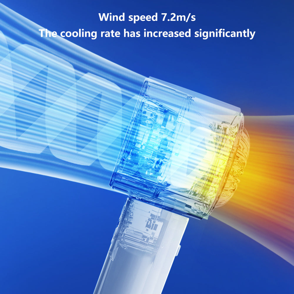 Y26 Rechargeable Summer Cooling Fan 100 Wind Speeds Digital Display Turbine Handheld Fan Y26 Rechargeable Summer Cooling Fan 100 Wind Speeds Digital Display Turbine Handheld Fan